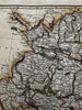 China Asia Formosa Korea 1817 Arrowsmith Hall engraved hand color map