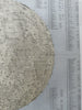 Moon surface based on Beer & Mädler’s c1870 hundreds of place names color map