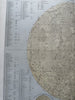 Moon surface based on Beer & Mädler’s c1870 hundreds of place names color map