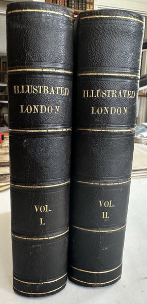 Tallis’s Illustrated London 1851 leather 2v set 150 engraved plates c.200 views