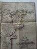 Cambridge Massachusetts city plan 1851 map W. A.Mason surveyor & Pelton engraver
