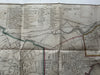 Cambridge Massachusetts city plan 1851 map W. A.Mason surveyor & Pelton engraver