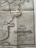 Cambridge Massachusetts city plan 1851 map W. A.Mason surveyor & Pelton engraver