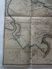 Cambridge Massachusetts city plan 1851 map W. A.Mason surveyor & Pelton engraver