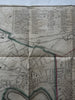 Cambridge Massachusetts city plan 1851 map W. A.Mason surveyor & Pelton engraver
