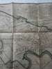 Cambridge Massachusetts city plan 1851 map W. A.Mason surveyor & Pelton engraver