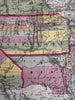 Territorial Utah Oregon American West 1854 Cowperthwait beautiful hand color map