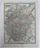 Russia in Europe with huge Poland 1820 Smith scarce gorgeous hand colored map