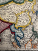 Asia Arabia to Farther India Tibet China Pacific 1860 Mitchell decorative map
