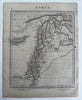 Syria Holy Land Palestine Cyprus Aleppo 1828 S. Arrowsmith engraved map