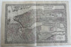 New York city detailed plan 1880 Mitchell large decorative hand colored map