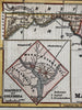 Maryland state 1853 Ensign charming giftable miniature hand colored map