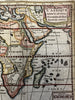 African continent Africa 1772 scarce charming miniature HC map