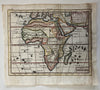 African continent Africa 1772 scarce charming miniature HC map
