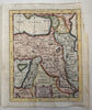 Turkey in Asia Mesopotamia Armenia Georgia 1772 scarce charming miniature HC map