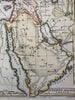 Arabian peninsula c.1837 Boynton engraved map nice hand color