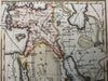 Arabian peninsula c.1837 Boynton engraved map nice hand color