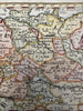 Germany Empire 1725 de Fer? scarce charming miniature hand color map