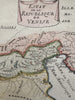 Italy Italia Republic of Venice Venezia 1719 Mallet miniature hand color map