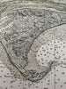 Provincetown Harbor Massachusetts Cape Cod c.1910 hand color nautical map