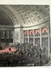 Washington DC Congress House of Representatives c. 1850 Meyer hand color print