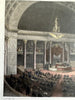 Washington DC Congress House of Representatives c. 1850 Meyer hand color print