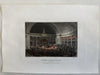 Washington DC Congress House of Representatives c. 1850 Meyer hand color print