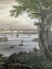 St. Louis Mo. Mississippi river prospect view c. 1850 Meyer hand color print