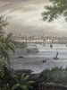 St. Louis Mo. Mississippi river prospect view c. 1850 Meyer hand color print