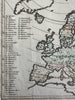 Europe Thematic map showing Trade goods of countries c.1810-20’s rare German map