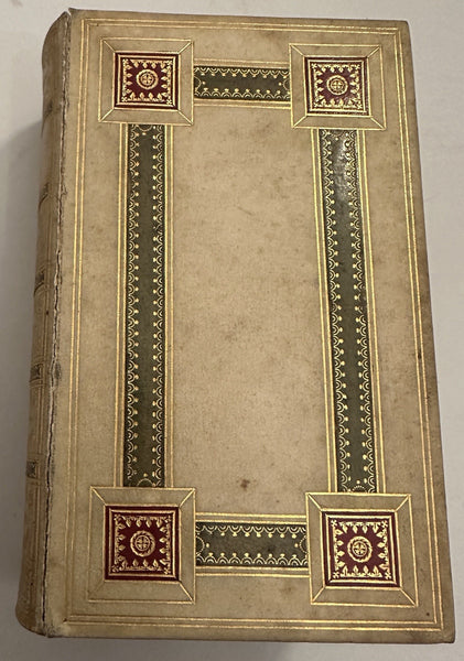 Holy Bible 1839 Oxford University Press stunning vellum inlaid leather binding