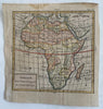 African continent  1750 Vaugondy engraved hand colored miniature map