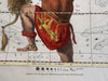 Celestial star constellations Orion 1808 hand color engraved sky heavens print
