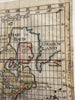 World map 1783 huge Sea of West Mer de l’Ouest early discoveries strange polar