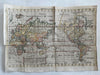 World map 1783 huge Sea of West Mer de l’Ouest early discoveries strange polar