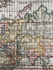 World map 1783 huge Sea of West Mer de l’Ouest early discoveries strange polar