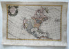North America pre-statehood Quivira Unknown c.1760s Vaugondy Rollos engraved map