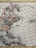 North America pre-statehood Quivira Unknown c.1760s Vaugondy Rollos engraved map