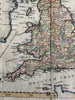 England & Wales c. 1760-70 Jefferys? decorative hand color map