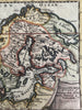 Scandinavia Norway Sweden Denmark Lapland Denmark 1695 Moll hand colored map