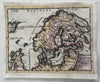 Scandinavia Norway Sweden Denmark Lapland Denmark 1695 Moll hand colored map