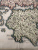 Greece Hellas Graecia Propria 1747 Cellarius antique hand colored map