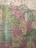 Texas as a Republic in territorial United States 1839 antique hand colored map