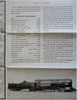 Delaware & Hudson Railroad Company Vintage Ad c. 1935 promo brochure w/ map