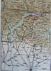 St. Gothard Railway Switzerland to Italy c. 1890-1910 tourist route map brochure
