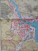 Lucerne Switzerland Tourist Sightseeing City Plan 1911 Luzern pocket map