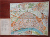 Cologne am Rhine German Empire 1902 pocket travel city plan & street index