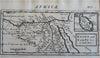 Abyssinia Nubia Egypt Northeast Africa Nile source  1701 Moll engraved map