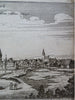 Neunburg vorm Wald Bavaria Germany Holy Roman Empire c. 1700 Bodenehr city view