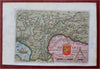 Duchy of Guelders Netherlands Low Countries Zutphen Arnhem c. 1655 Ortelius map